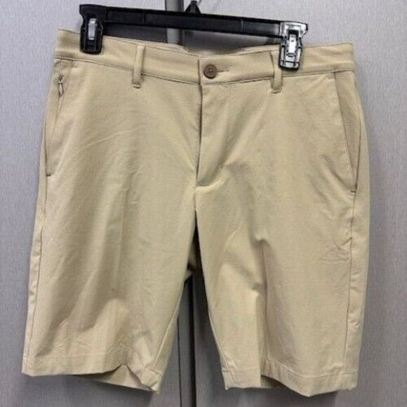 New Tommy Bahama Men's Size 32 Stone Khaki Chip Shot 10" Performance Golf Shorts - Picture 2 of 4